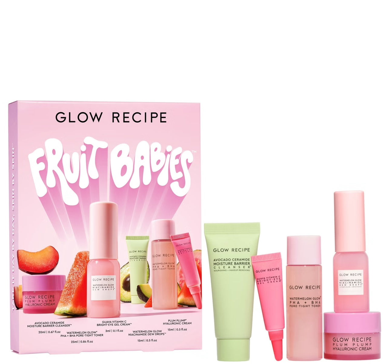 Glow Recipe Fruit Babies Bestsellers Kit mini