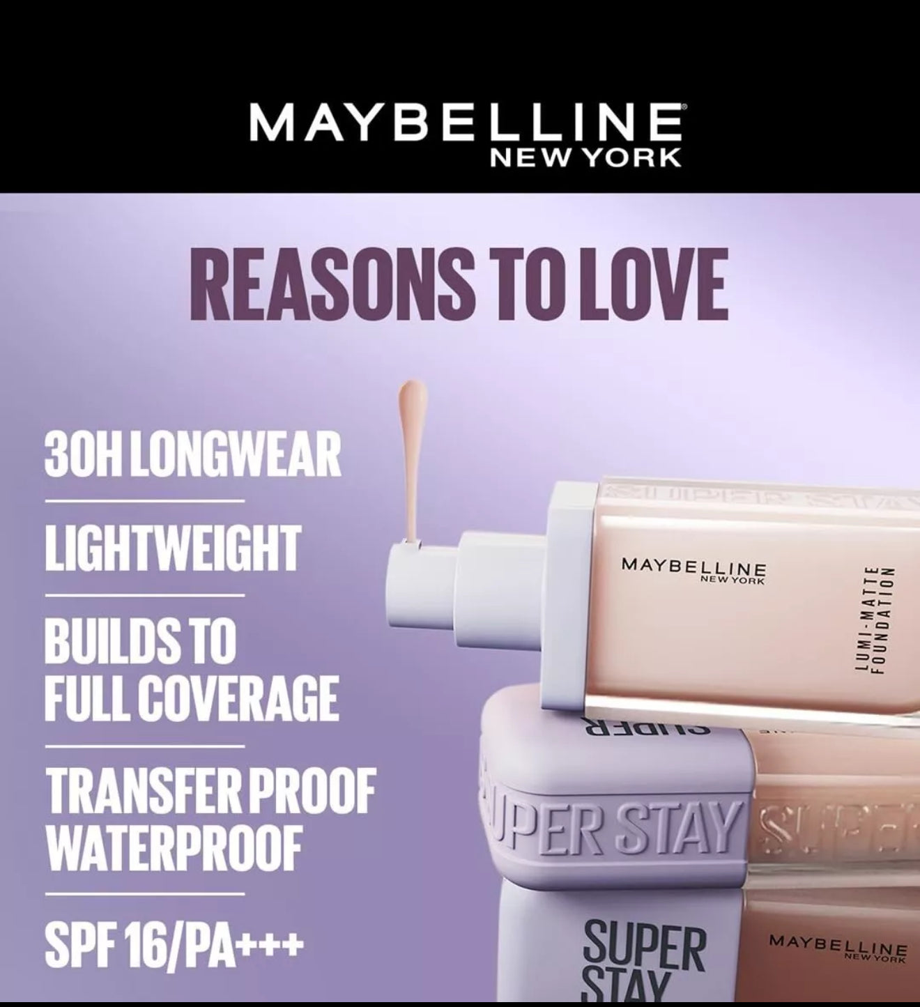 Maybelline Superstay Lumi Matte Foundation