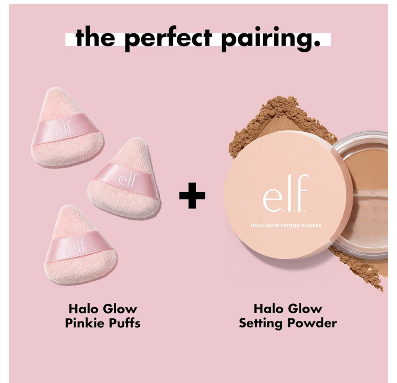 e.l.f. Halo Glow Pinkie Puffs, Finger-sized, Mini Puff
