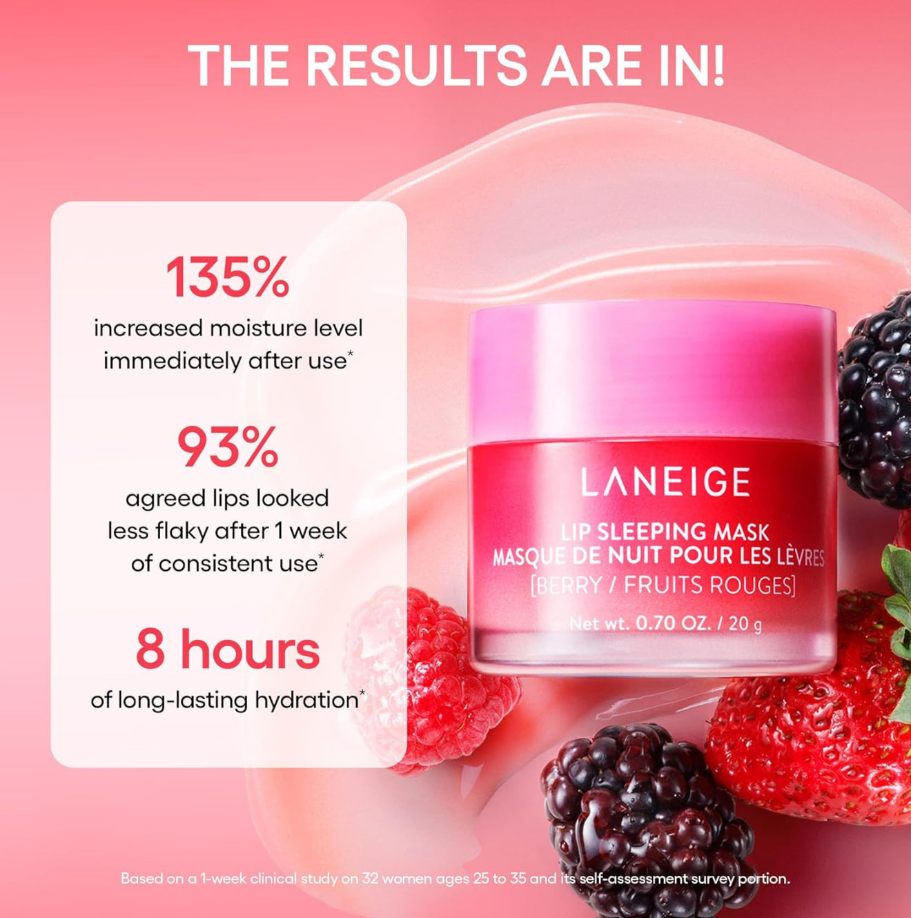 LANEIGE Lip Sleeping Mask: Nourishing Overnight Lip Treatment