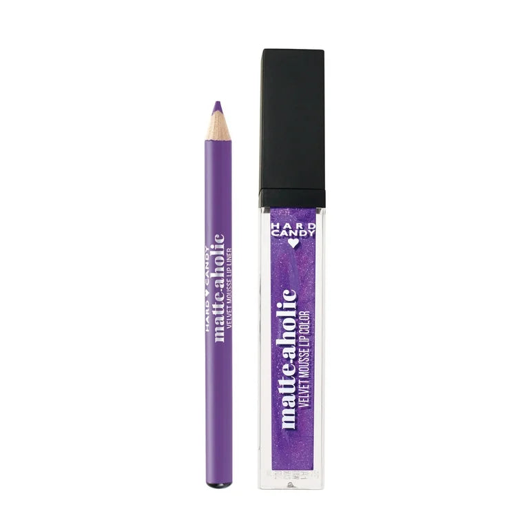 Hard Candy Matte-aholic Velvet Lipcolor & Liner Sugar Plum