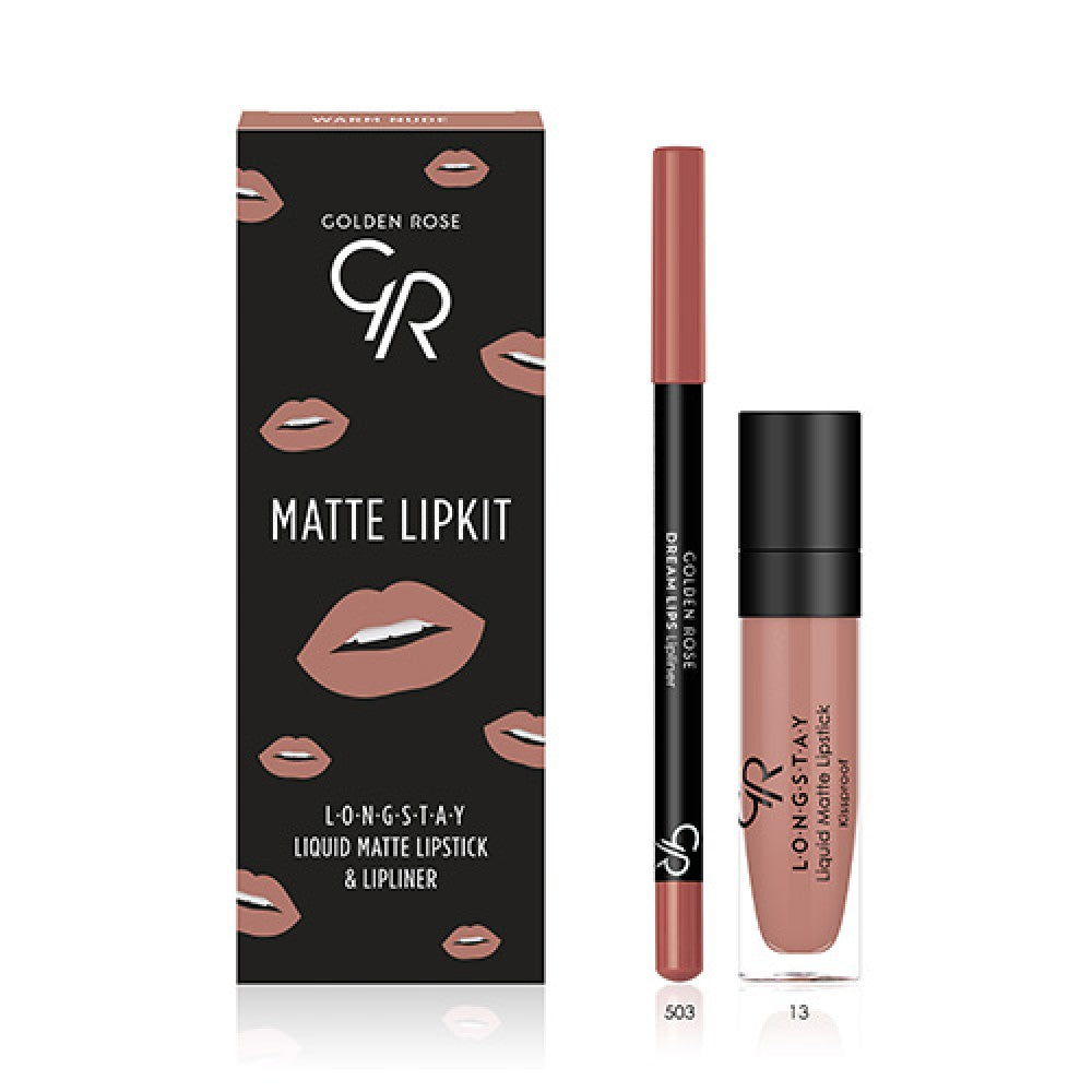 Golden Rose Matte Lip Kit " Warm Nude "