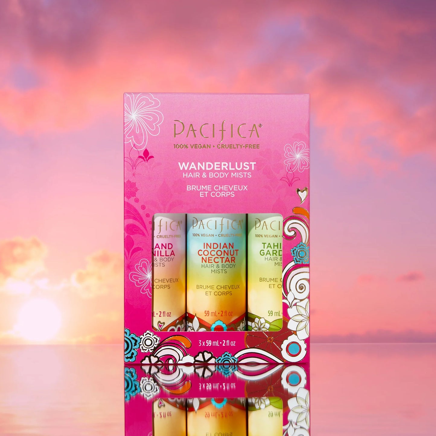 Pacifica Wanderlust Hair & Body Mists Set