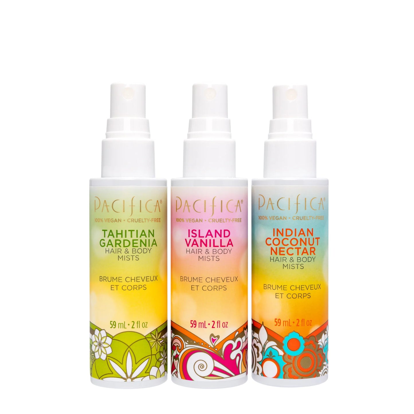 Pacifica Wanderlust Hair & Body Mists Set