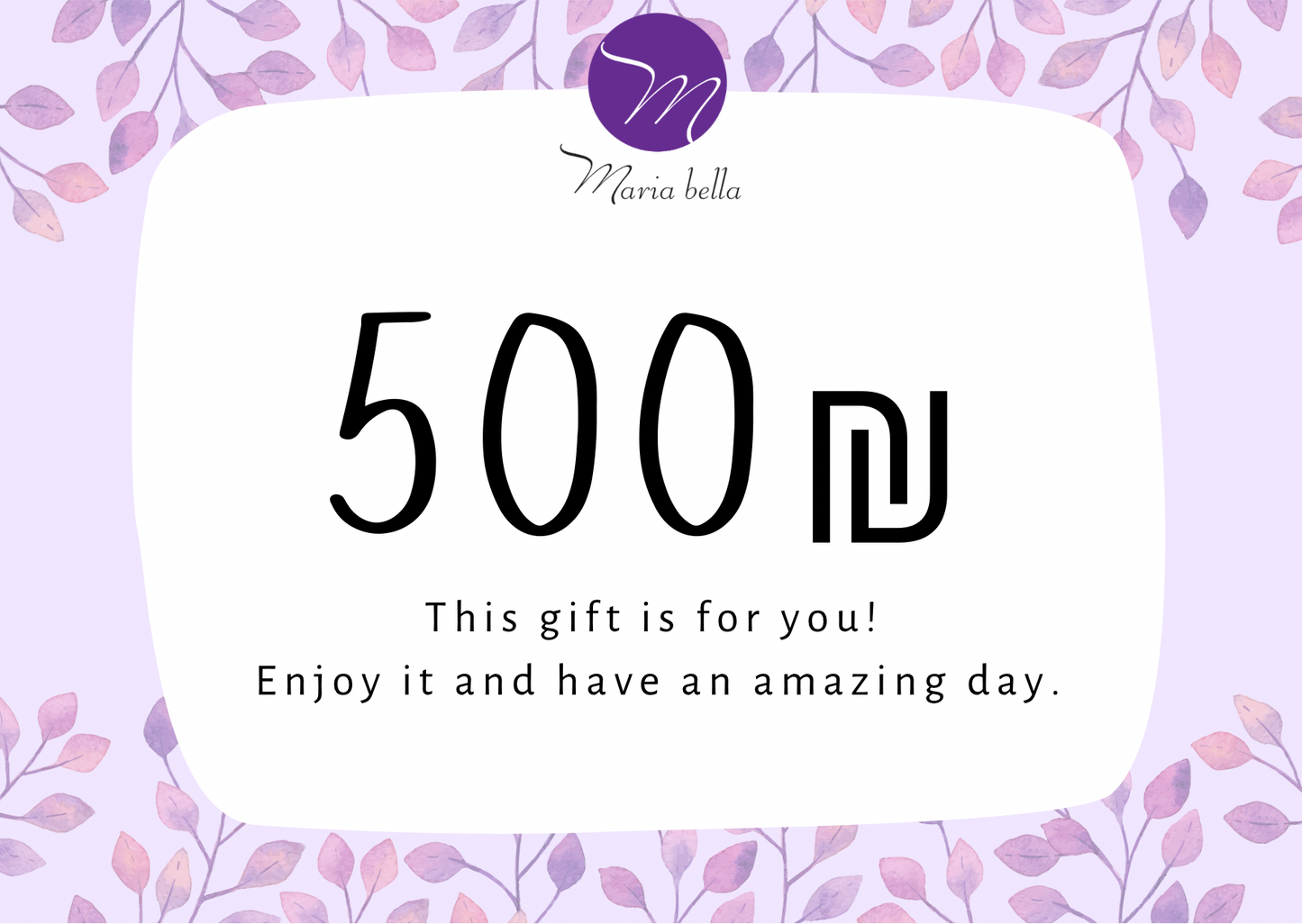 Maria Bella Gift Card