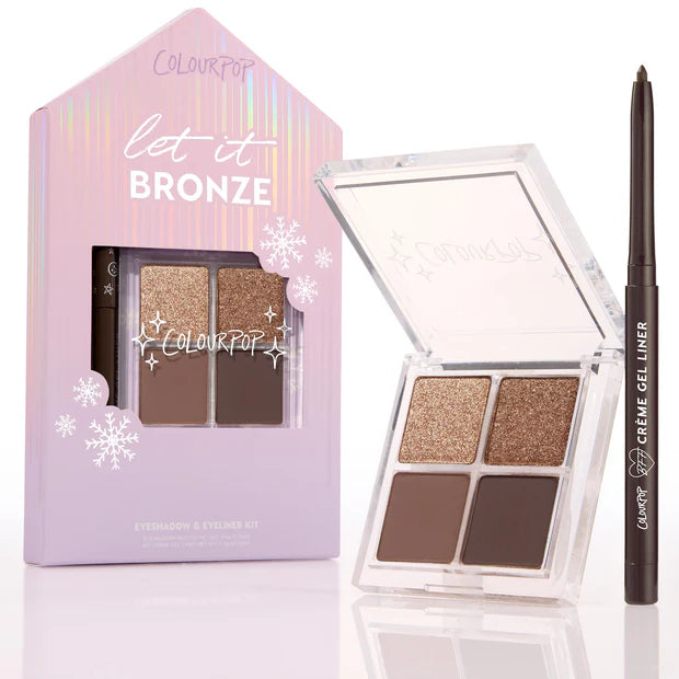 Cozy Neutrals
Neutral eyeshadow palette & gel liner kit