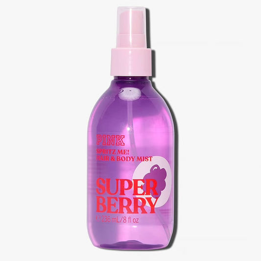 Victoria's Secret "pink"  Super Berry Hair & Body Mist