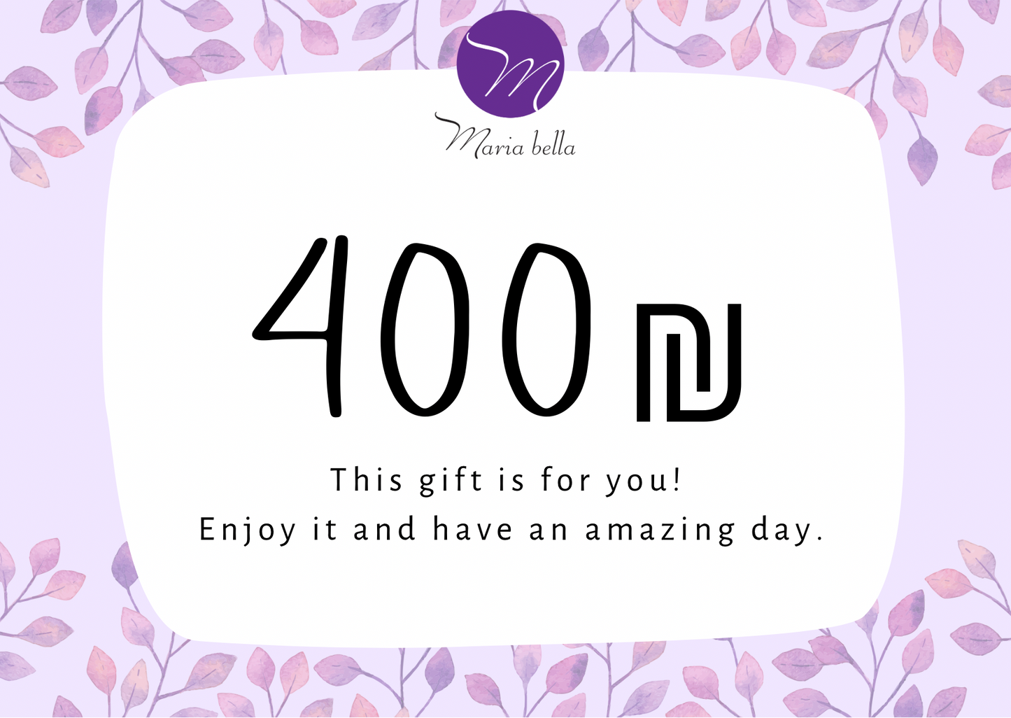 Maria Bella Gift Card