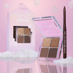 Cozy Neutrals
Neutral eyeshadow palette & gel liner kit