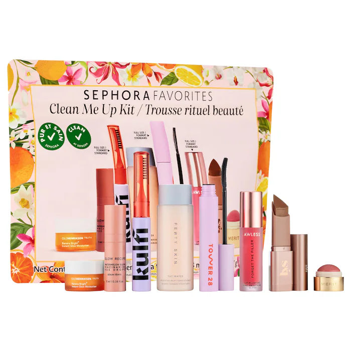 Sephora Favorites 
Clean Me Up Makeup and Skincare Value Set