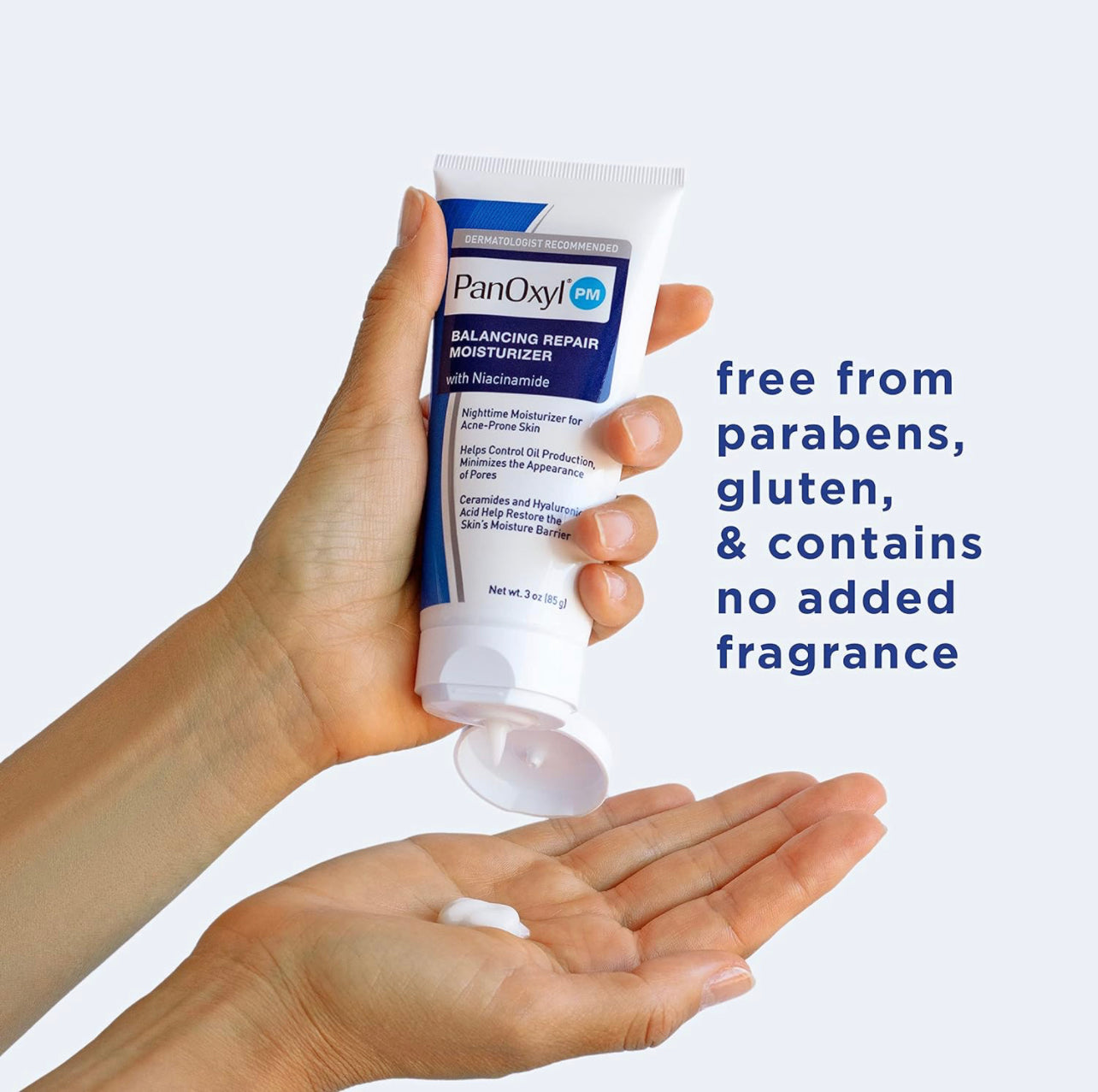 PanOxyl PM Balancing Repair Moisturizer with Niacinamide, Ceramides and Cica
