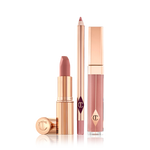 Charlotte tilbury The Pillow Talk Lip Kit - Nude-pink Lipstick, Liner & Gloss