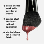 Elf Angled Blush Brush, Face Makeup Brush For A Sculpted Look, Great For Cream, Liquid Or Powder Blush, Bronzers & more, Vegan & Cruelty-Free