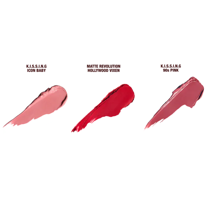 Charlotte tilbury Mini Iconic Hollywood Lipstick Trio Set