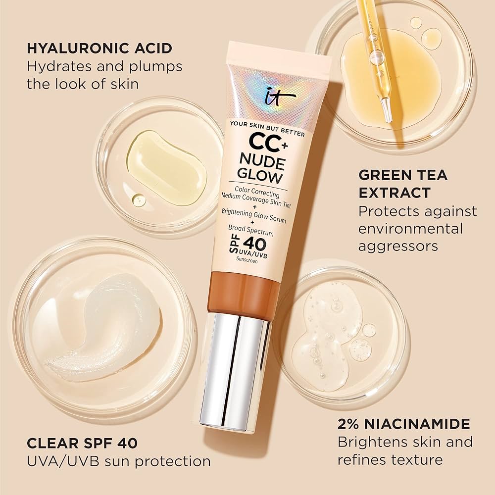 It cosmetics Your Skin But Better CC+ Nude Glow with SPF 40( no box)