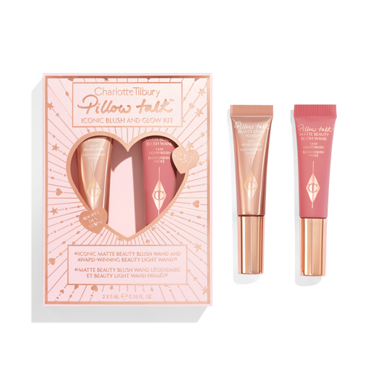 Charlotte Tilbury Pillow Talk Iconic Blush & Glow Kit Gift Set
