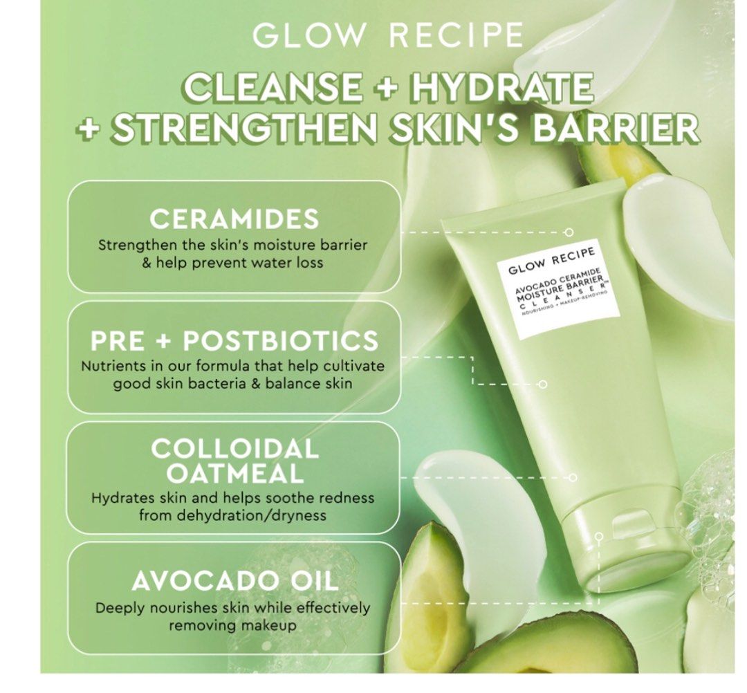 Glow Recipe Avocado Ceramide Moisture Barrier Cleanser