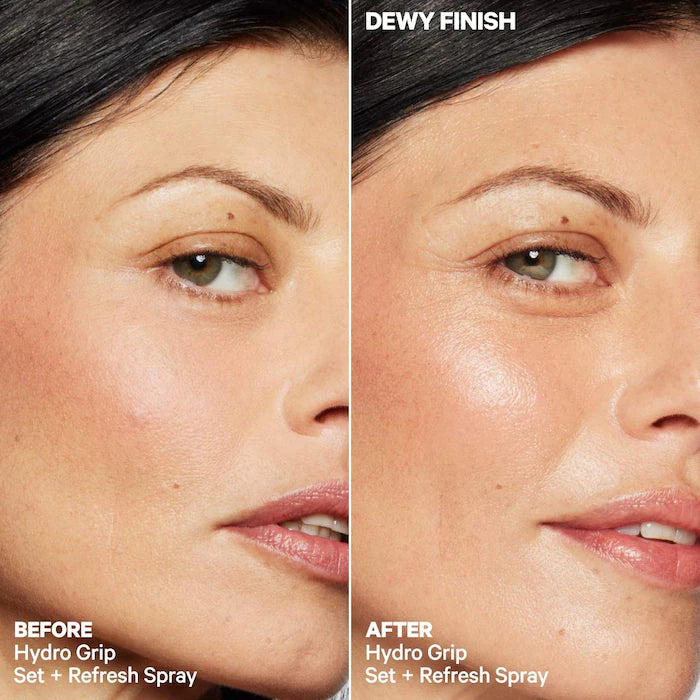 MILK MAKEUP 
Hydro Grip 12HR Dewy Setting Spray With Hyaluronic Acid + Niacinamide