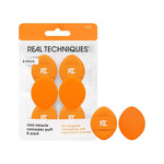 Real Techniques Mini Miracle Concealer Puff Makeup Sponge Set, 6 pieces