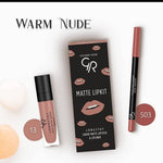 Golden Rose Matte Lip Kit " Warm Nude "
