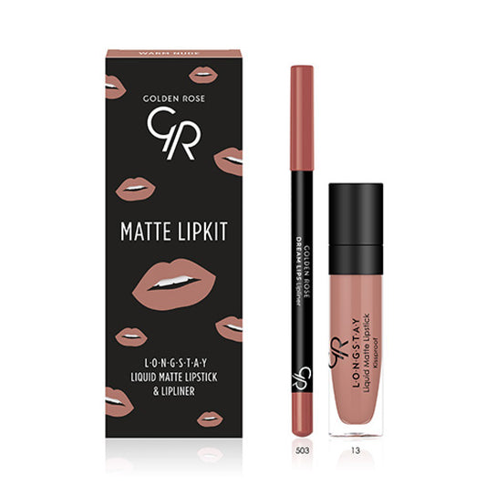 Golden Rose Matte Lip Kit " Warm Nude "
