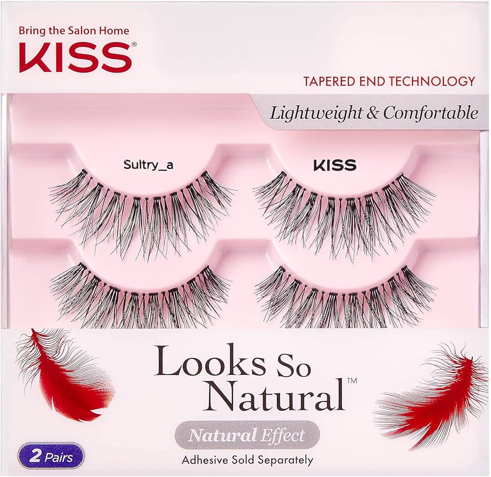 Kiss lashes looks so natural pack of 2